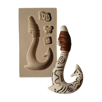Molde de Silicone Anzol M - Cód 1696