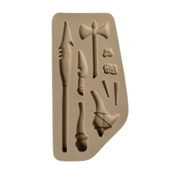 Molde de Silicone Ferramentas Habitantes da Ilha - Cód 1698