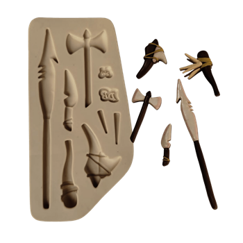 Molde de Silicone Ferramentas Habitantes da Ilha - Cód 1698