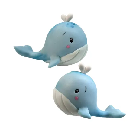 Molde de Silicone Baleia  P - Cód 2074
