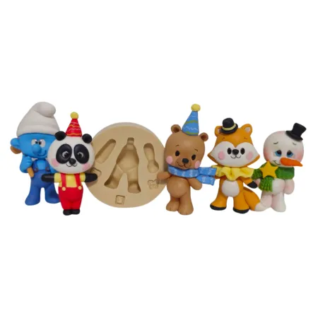 Molde de Silicone Barrigudinhos Paixão P  - Cód 2192