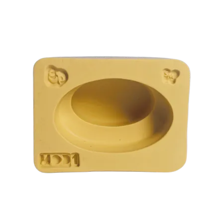 Molde de Silicone Base Oval Dupla Delicatta - Mod 1 - Cód 2236