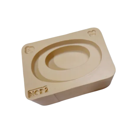 Molde de Silicone Base Oval Dupla Delicatta - Mod 2 - Cód 2237