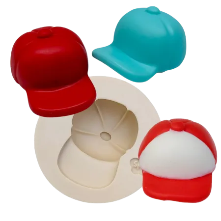Molde de Silicone Boné - cód 2266
