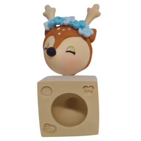 Molde de Silicone Cabecinha de Cervo Paixão P - Cód 2204