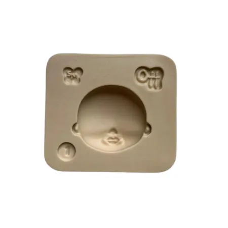 Molde de Silicone Cabecinha Mini Encantos 1 - Cód 2099