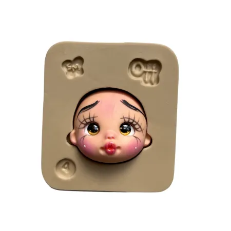 Molde de Silicone Cabecinha Mini Encantos 4 - Cód 2102