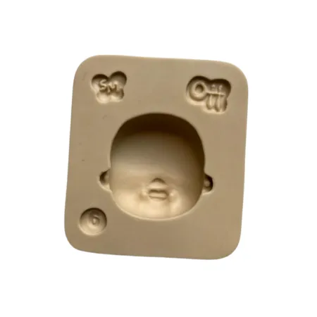 Molde de Silicone Cabecinha Mini Encantos 6 - Cód 2104
