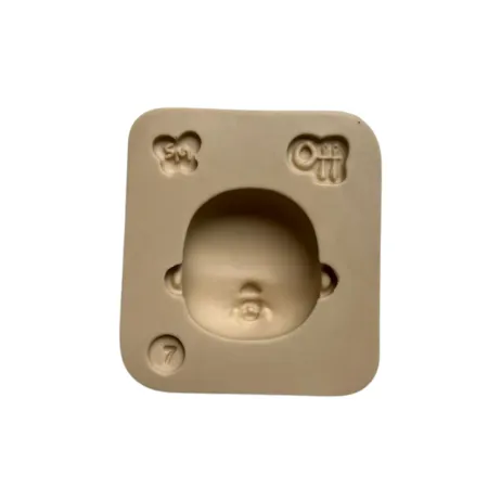 Molde de Silicone Cabecinha Mini Encantos 7 - Cód 2105