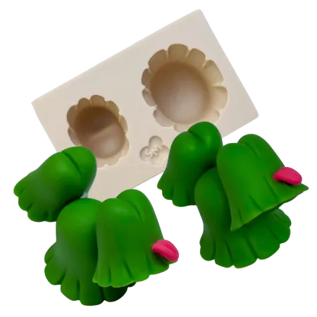 Molde de Silicone Cachorro Verde da Turminha - cód 2275