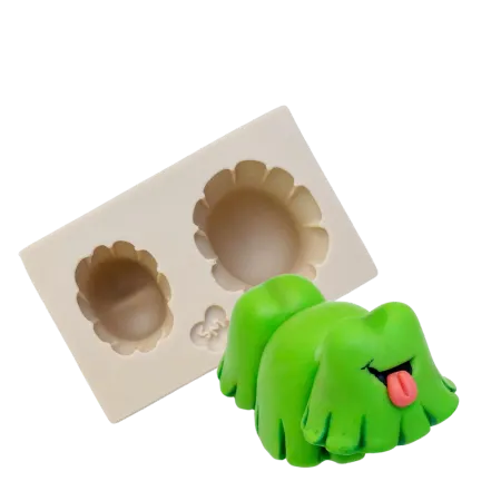 Molde de Silicone Cachorro Verde da Turminha - cód 2275