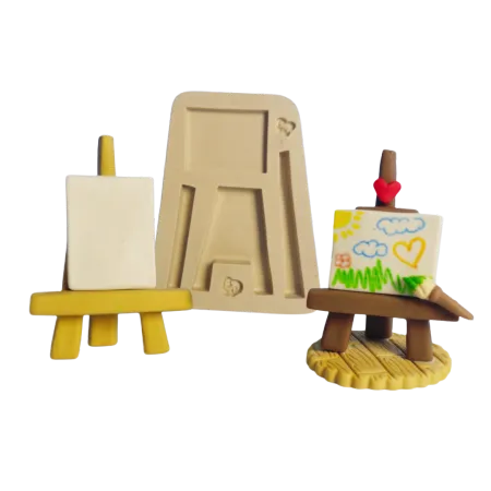 Molde de Silicone Cavalete Paixão - Cód 2251