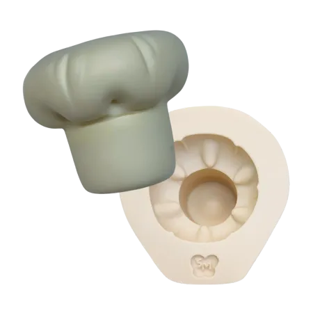 Molde de Silicone Chapéu Cozinheiro - cód 2270