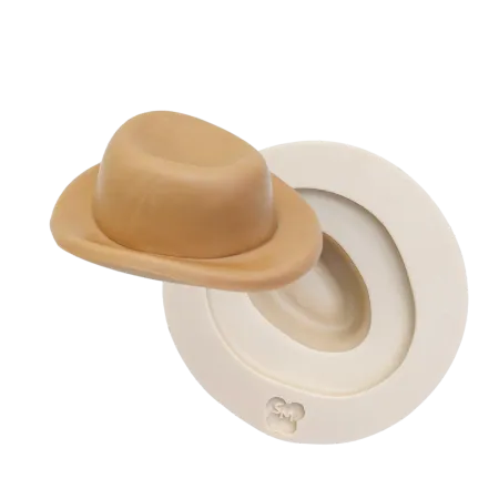 Molde de Silicone Chapéu de Country- cód 2268