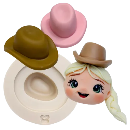 Molde de Silicone Chapéu de Country- cód 2268