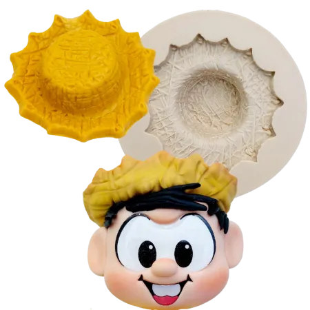 Molde de Silicone Chapéu de Palha - cód 2271