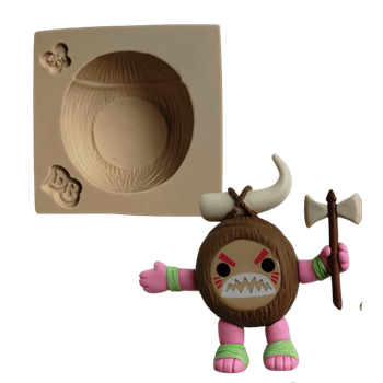 Molde de Silicone Cocão da Ilha - Cód 1707