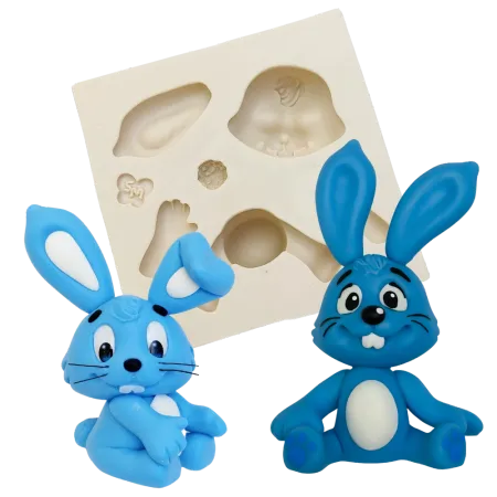 Molde de Silicone Coelhinho da Turminha - cód 2273
