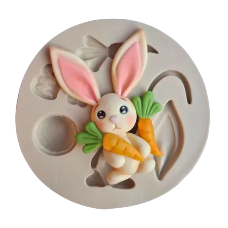 Molde de Silicone Coelho Orelhudo Cut - Cód 2224