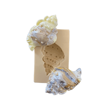 Molde de Silicone Concha Caramujo - Cód 1715