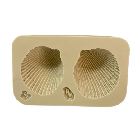 Molde de Silicone Conchas do Mar Realistas com 2 - Cód 2063