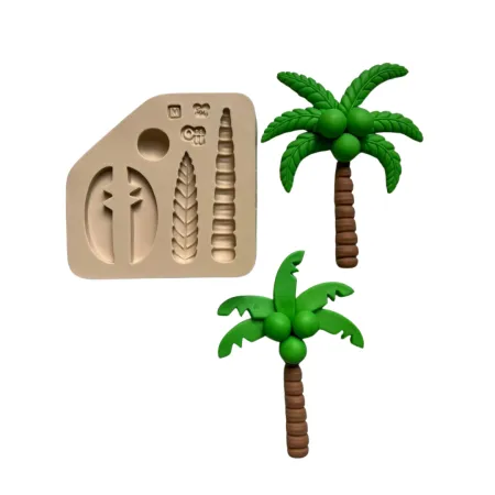Molde de Silicone Coqueiro Tropical G - Cód 2097