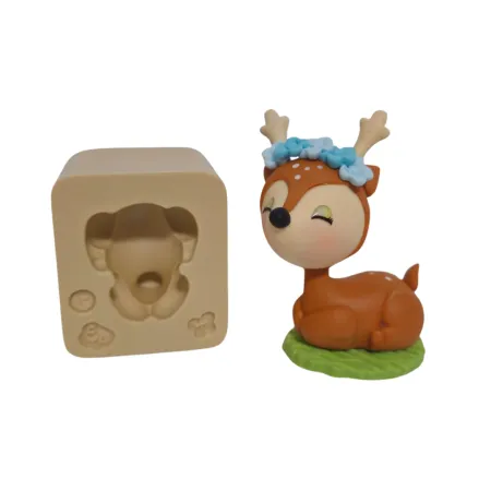 Molde de Silicone Corpinho de Cervo Paixão P  - Cód 2200