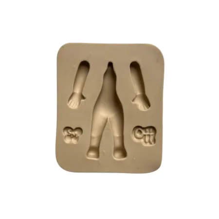 Molde de Silicone Corpinho Mini Encantos  - Cód 2107