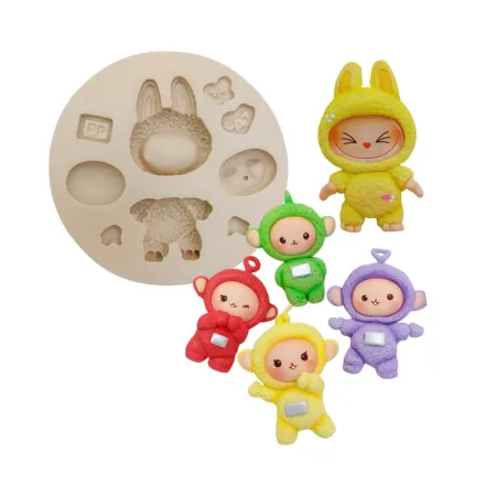 Molde de Silicone Criaturinhas Cut PP - Cód 1737
