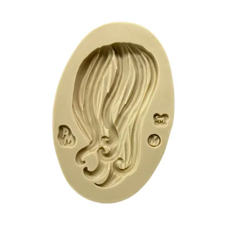 Molde de Silicone Fábrica de Bonecos Cabelo M - Cód 2051