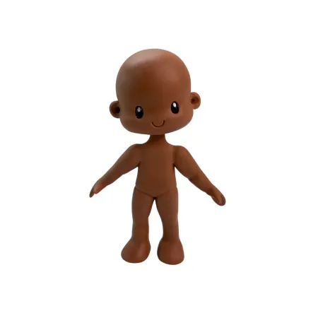 Molde de Silicone Fábrica de Bonecos - Corpinho G Cód 2045