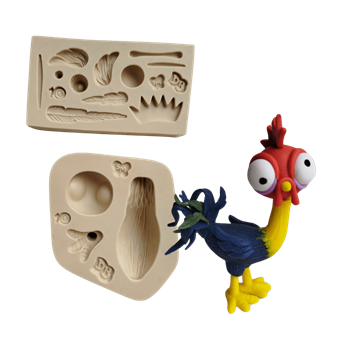 Molde de Silicone Galo da Ilha em Pé G - Cód 1684