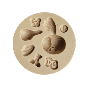 Molde de Silicone Galo da Ilha M - Cód 1680