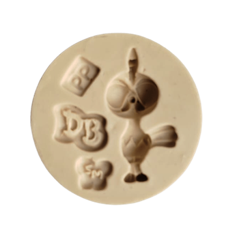 Molde de Silicone Galo da Ilha pp - Cód 1679