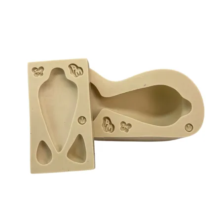 Molde de Silicone Golfinho / Tubarão M - Cód 2071