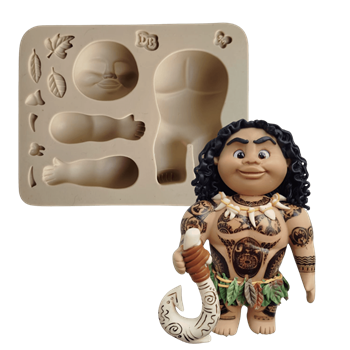 Molde de Silicone Grande Guerreiro - Cód 1710