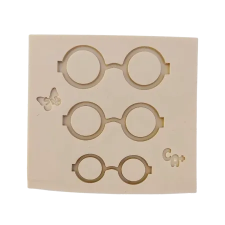 Molde de Silicone Kit Óculos Redondo - cód 2323