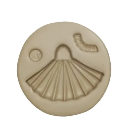 Molde de Silicone Mag Aplique Vestidinho Rodado - cód 2006