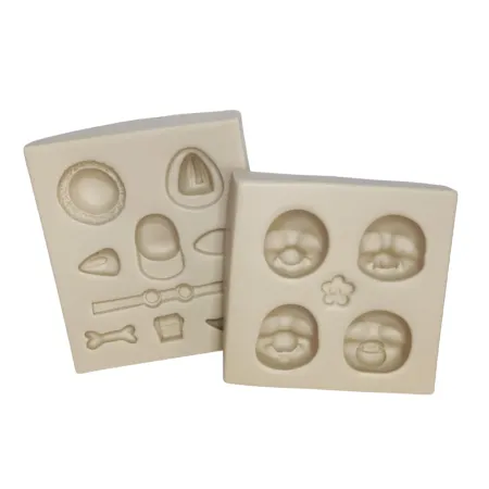 Molde de Silicone Mag Apliques Cachorrinhos Cia Canina - cód 2002