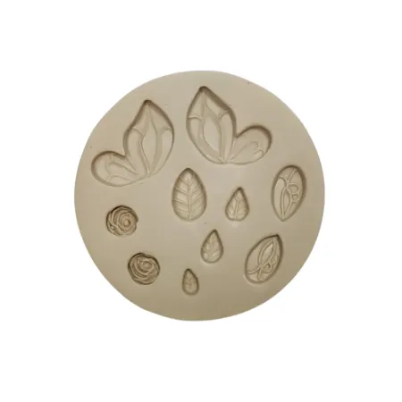 Molde de Silicone Mag Asinhas Florais - cód 2022