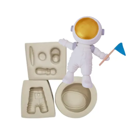 Molde de Silicone Mag Astronauta - cód 1901