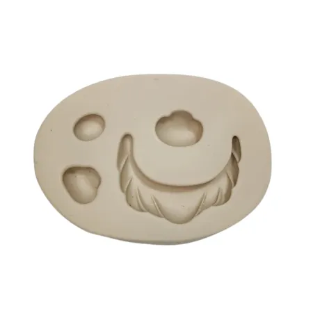 Molde de Silicone Mag Barba Curta G - cód 1965