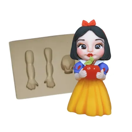 Molde de Silicone Mag Braços Princesa - cód 1863