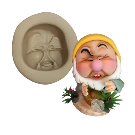 Molde de Silicone Mag Cabeça Atchim M - cód 1938