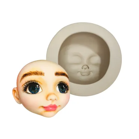 Molde de Silicone Mag Cabeça Clarinha - cód 1809