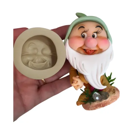 Molde de Silicone Mag Cabeça Dengoso M - cód 1939