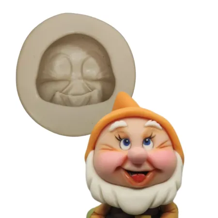 Molde de Silicone Mag Cabeça Feliz G - cód 1957