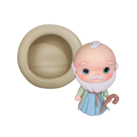 Molde de Silicone Mag Cabeça Fofa M - cód 1818