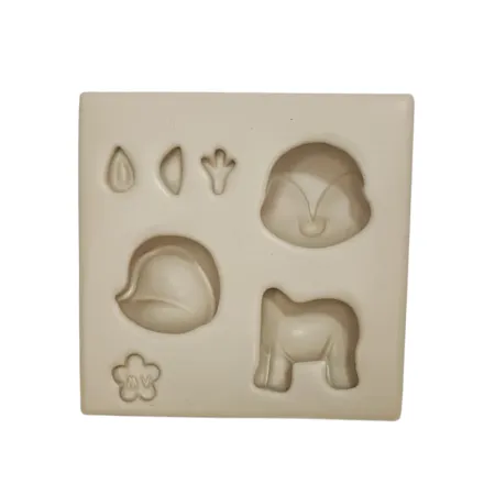 Molde de Silicone Mag Cervinho Bosque Aplique - cód 1995