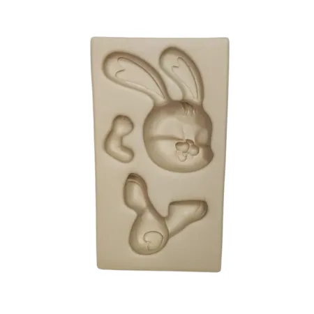 Molde de Silicone Mag Coelhinho Saltitante - Cód 1977